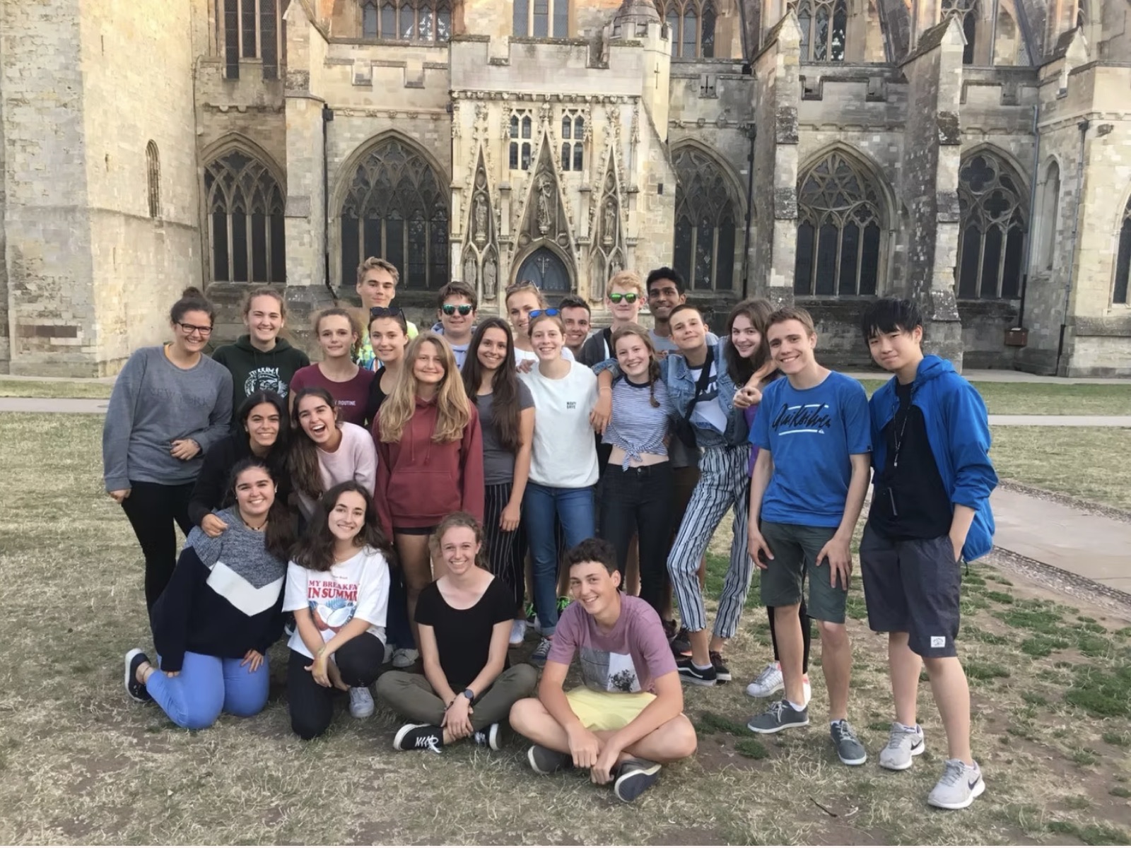 Grupo de alumnos de Walk Idiomas durante su estancia en Inglaterra